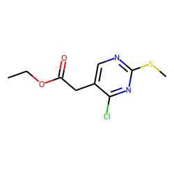 61727-34-2 / 5-PYRIMIDINEACETIC ACID, 4-CHLORO-2-(METHYLTHIO)-, ETHYL ESTER